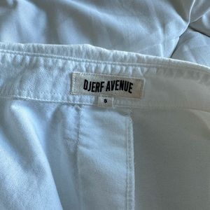 Djerf Avenue white breezy button down